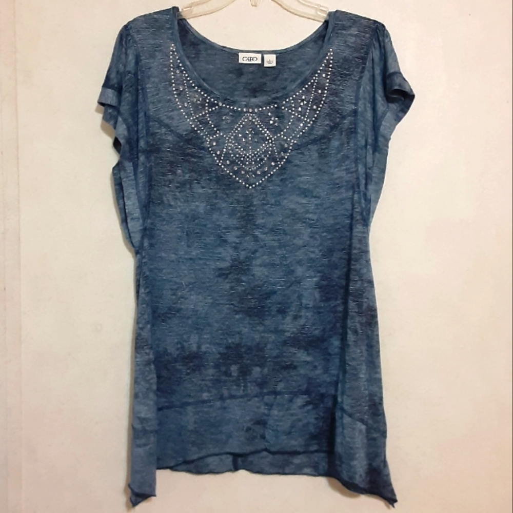 SZ L CATO EMBELLISHED TOP